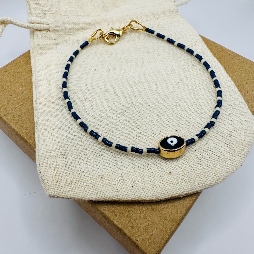 Handmade Blue Evil Eye Bracelet
